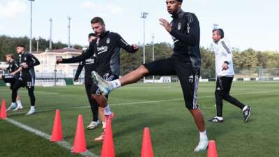 Beşiktaş’ta Lyon maçı hazırlıkları başladı