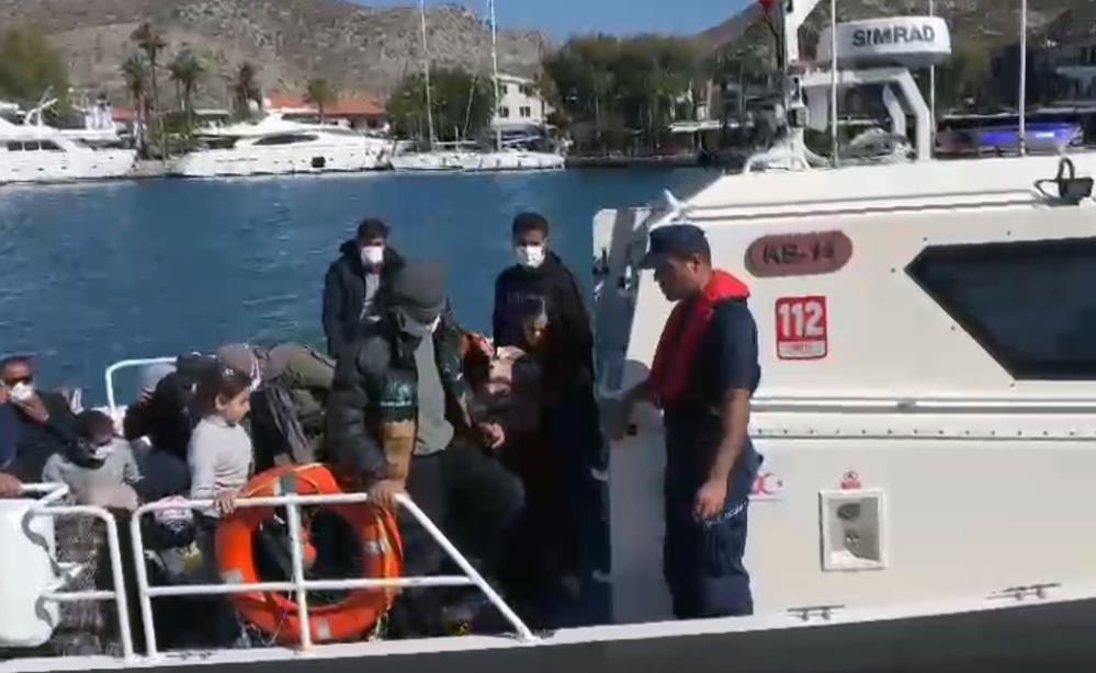 Marmaris’te 5’i çocuk 20 düzensiz göçmen yakalandı