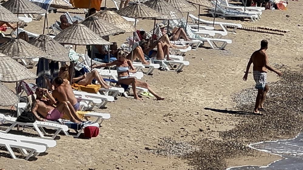 Bodrum’da yazdan kalma günler yaşanıyor