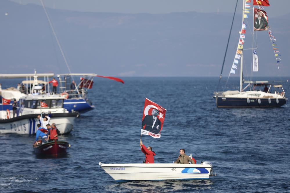 Mudanya’da denizden karaya Cumhuriyet coşkusu