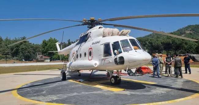 Muğla’da çıkan orman yangınları için TSK 5 helikopter görevlendirdi