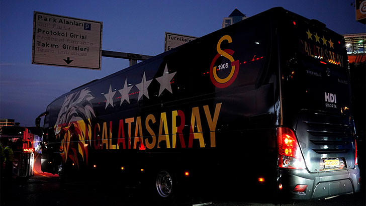 Galatasaray, derbi için stada geldi