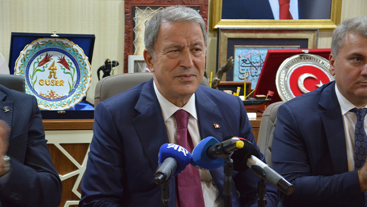 Hulusi Akar: “Tek mücadelemiz teröristlerle, amacımız sadece terörü ortadan kaldırmak”