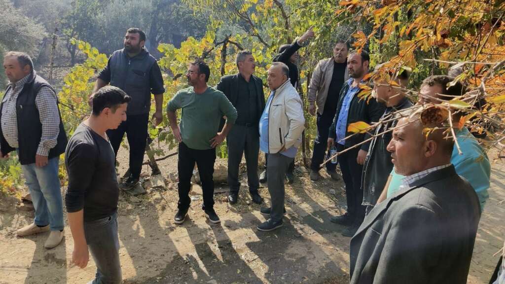 Yağmur duasını yarıda bırakarak alevlere müdahale ettiler