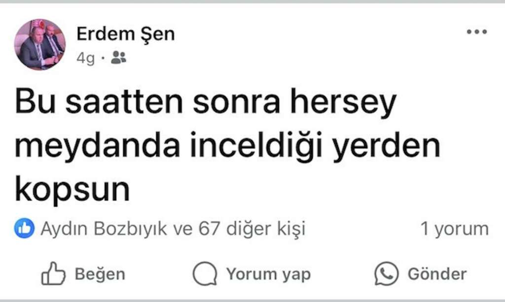 Belediye başkanı ve şoförünü öldüren katil zanlısından dikkat çeken paylaşım