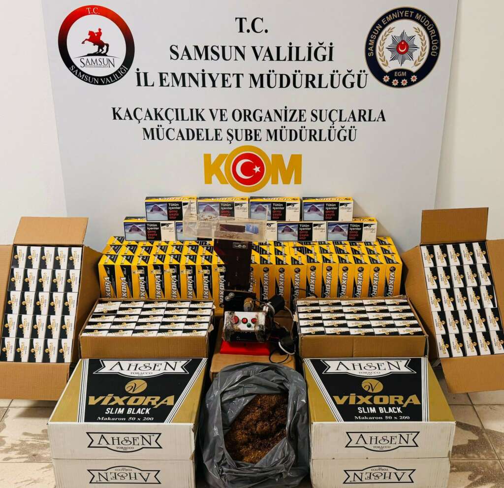 Kaçak tütün mamulleri operasyonu