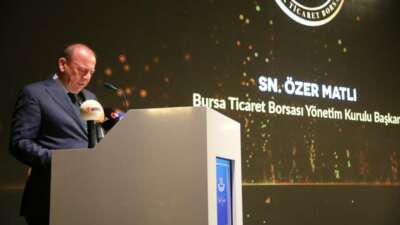 Bursa Ticaret Borsası 100. yıl ödül töreni düzenledi