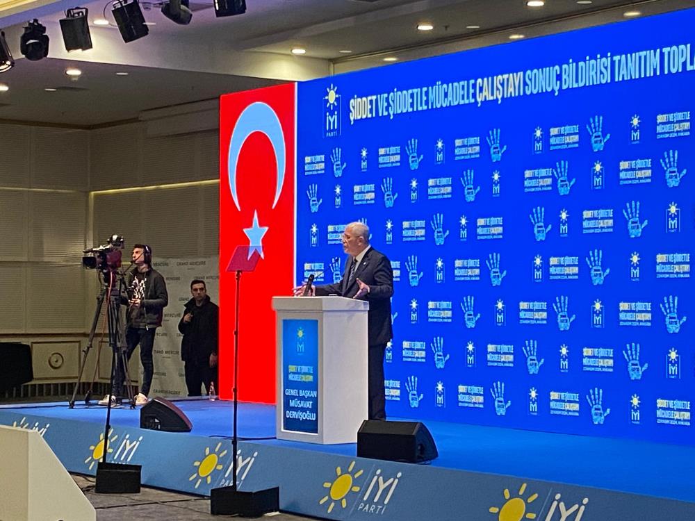 İYİ Parti Lideri Dervişoğlu: “Şiddetin önlenmesi ertelenemez”