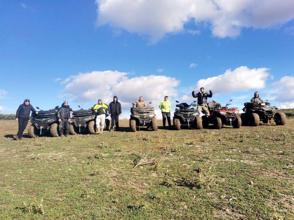 Mudanya’da atv tutkunlarının off road heyecanı