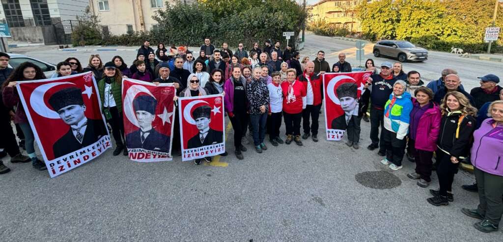 Mysia Yolları’nda Atatürk’ü anma yürüyüşü