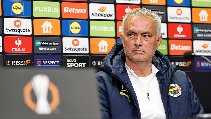 Mourinho: “Yarın iyi bir maç olması için her koşul var”