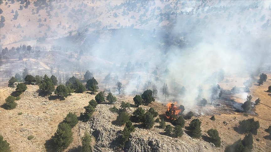 Kahramanmaraş’ta orman yangını