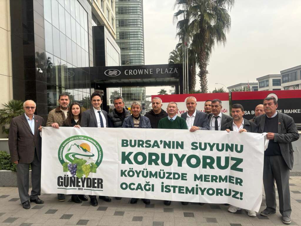 Orhaneli Dağgüney maden ocağı istemiyor! ‘Bursalılara karşı bir tehdit’