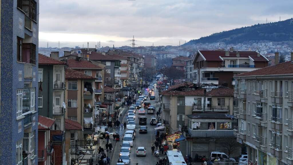 Ankara’daki Suriyeli vatandaşların coşkusu havadan görüntülendi