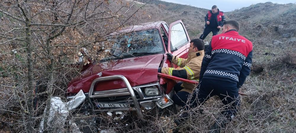 Çan’da trafik kazası: 2 yaralı