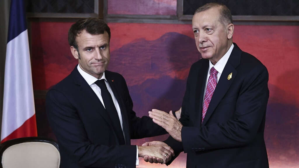 Gündem Suriye! Cumhurbaşkanı Erdoğan ile Macron görüştü