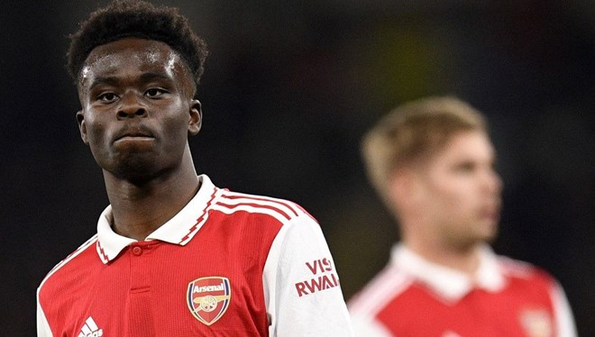 Arsenal’e Bukayo Saka şoku