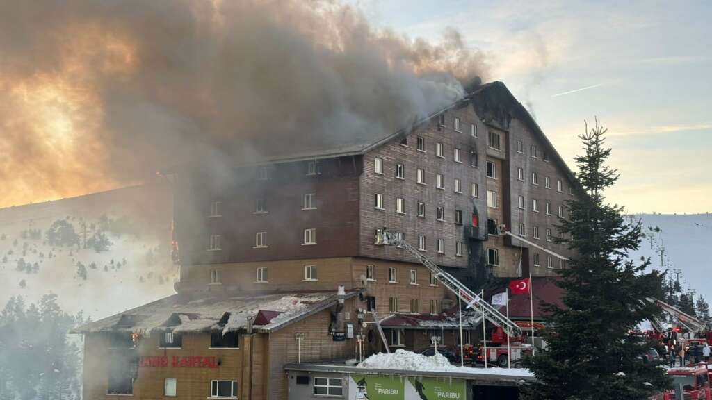 Bolu’daki otel yangınında yaralanan 51 kişiden 39’u taburcu oldu