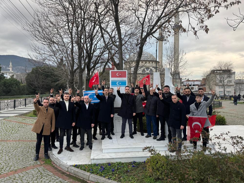 Bursa Ülkü Ocakları’ndan Türkmen Şehitlerine ahde vefa