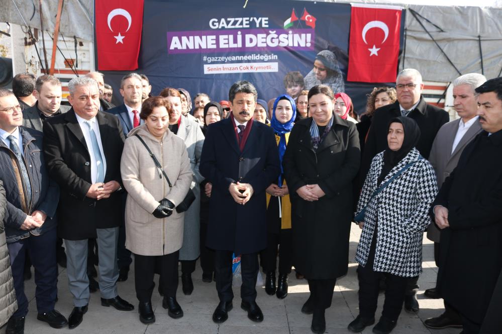 Gazze’ye yardım tırı Kırşehir’den yola çıktı