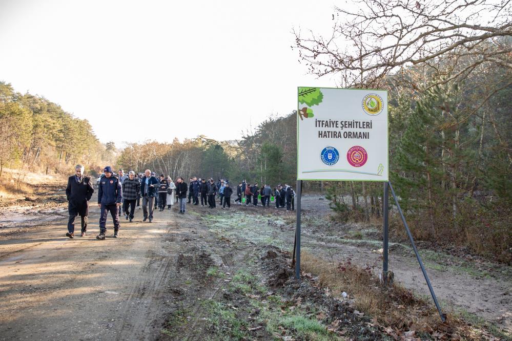 Büyükşehir’den itfaiyecilerin anısına hatıra ormanı