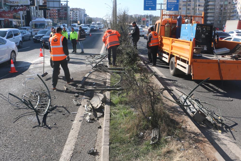 Diyarbakır’da trafik kazası: 4 yaralı