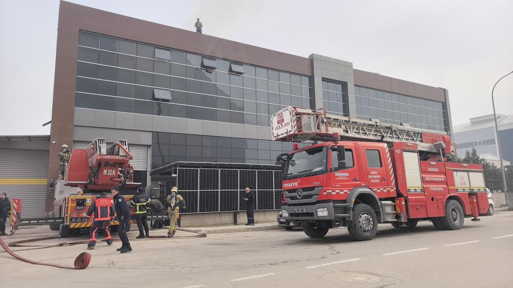 Bursa’da fabrikada yangın