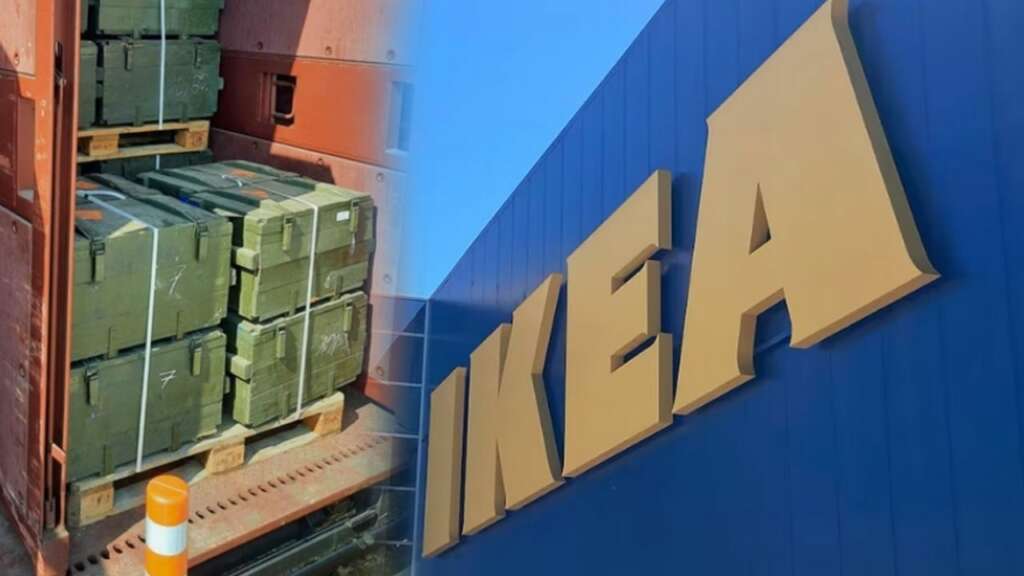 Askeri mühimmatlar IKEA deposundan çıktı!