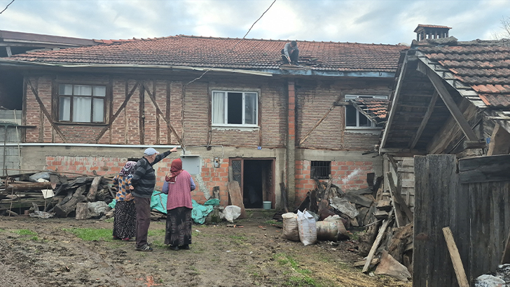 Komşunun dikkati yanmaktan kurtardı