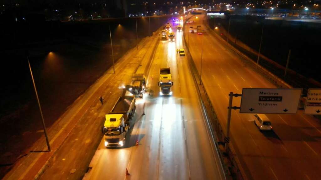 Bursa’da trafiği rahatlatacak çalışma!