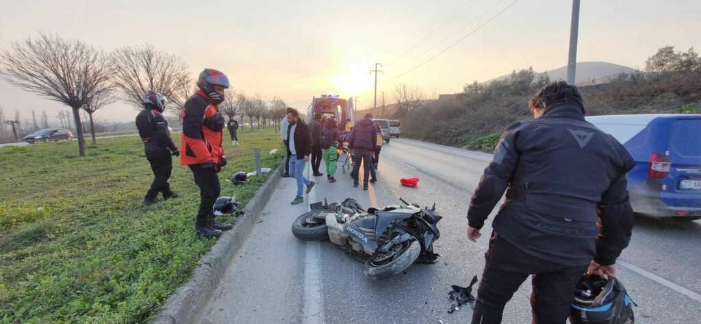 Bursa Kadın Motosiklet Kulübü Başkanı kazada ağır yaralandı