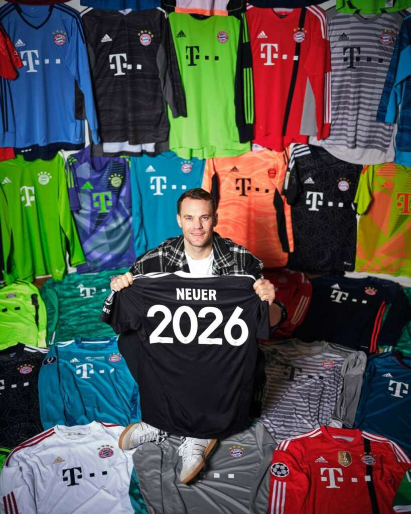 Manuel Neuer, Bayern’le sözleşmesini 2026’ya kadar uzattı