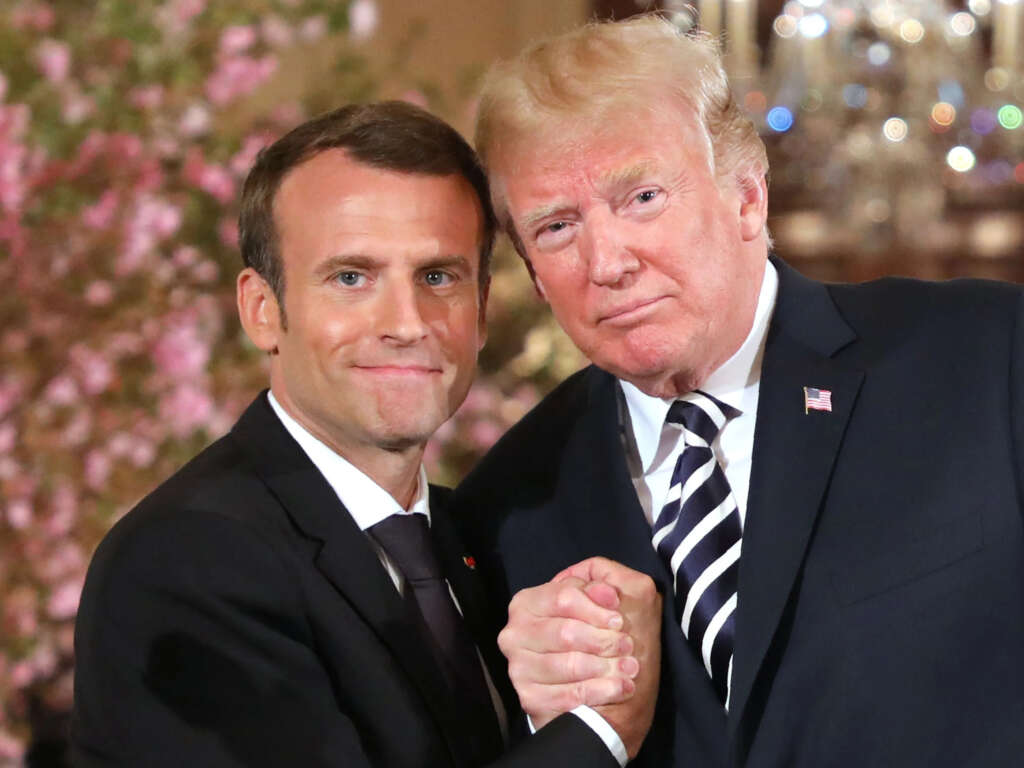 Trump ve Macron, Beyaz Saray’da bir araya geldi