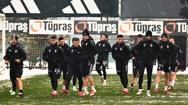 Beşiktaş, Trabzonspor maçı hazırlıklarını sürdürdü