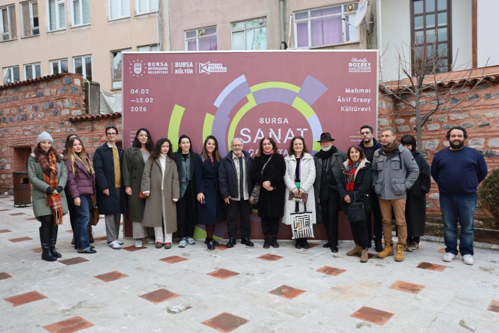 Bursa sanat çalıştayı, kent, mekan, hafıza sergisi ile taçlandı