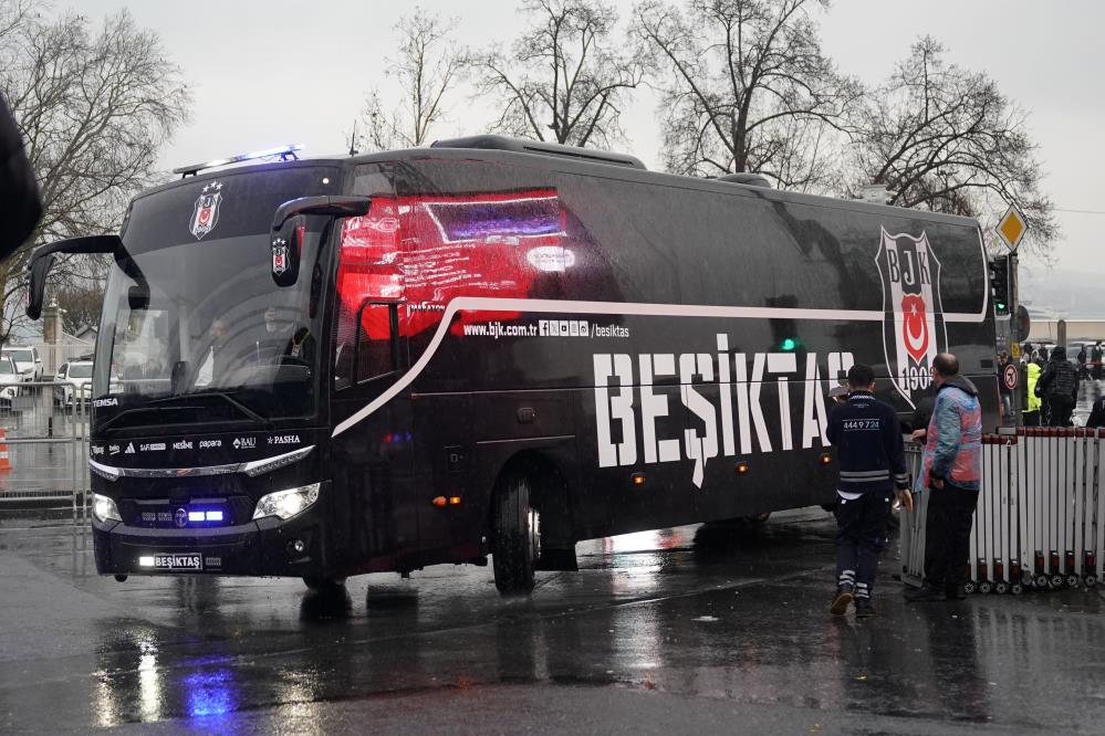 Beşiktaş, Trabzonspor maçı için stada geldi