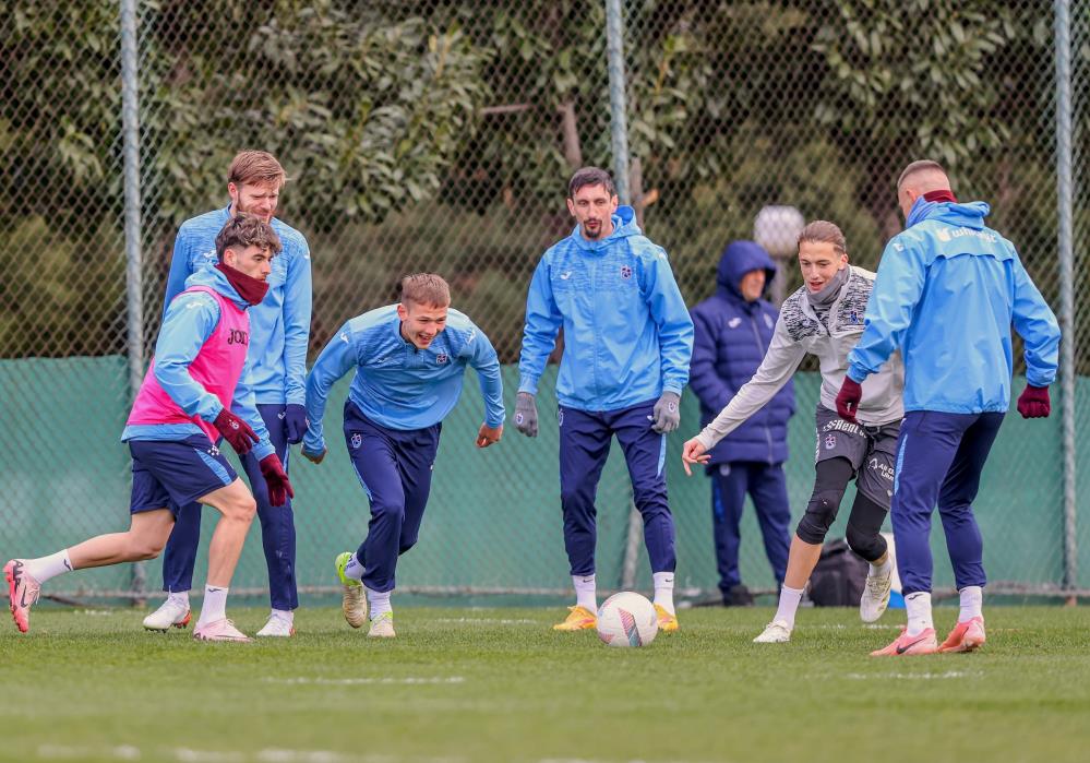 Trabzonspor, Beşiktaş maçının hazırlıklarını tamamladı