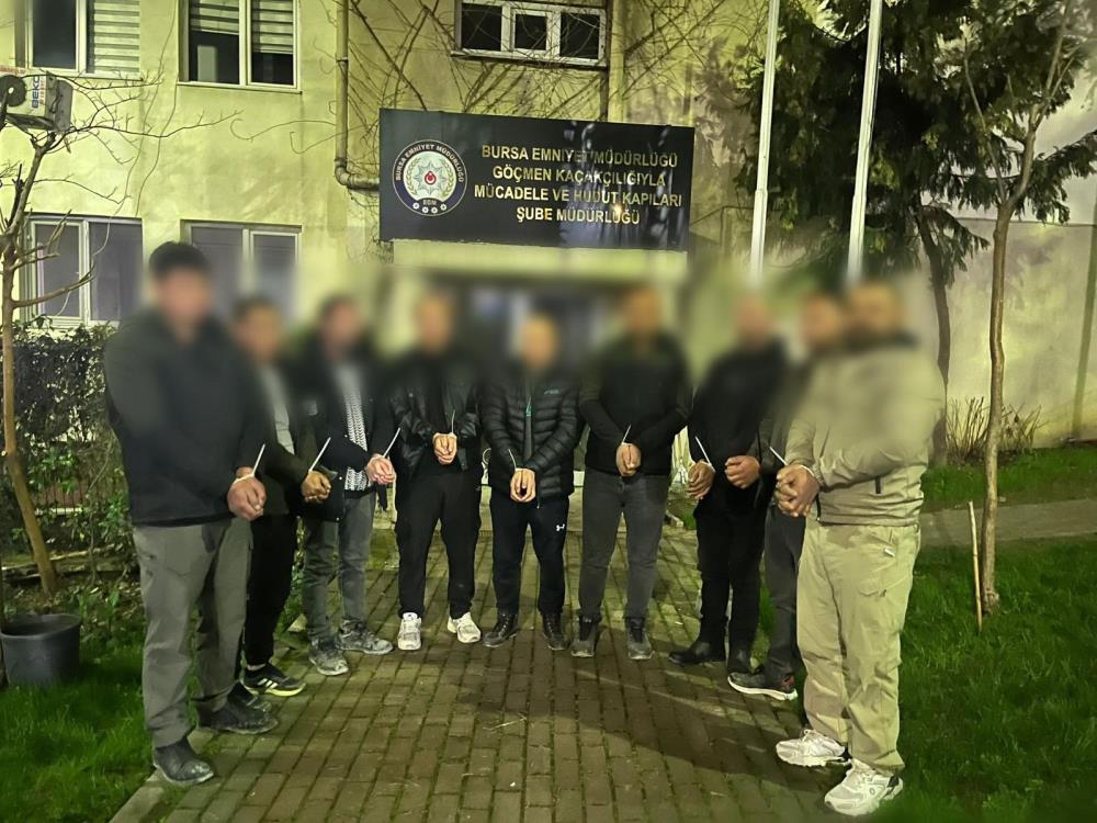 Bursa’da kaçak göçmen çalıştıran şüpheliler yakalandı