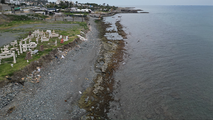 Hatay’da denizde 20 metre çekilme yaşandı