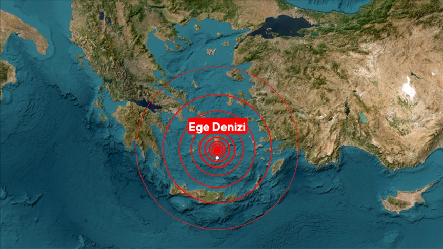 Ege Denizi’nde 5,1 büyüklüğünde deprem