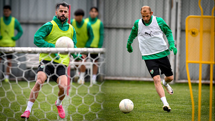 Bursaspor’un yeni hocası taktik çalıştırdı!