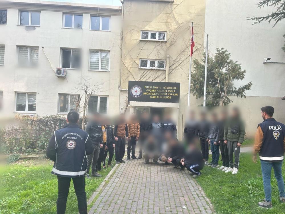 Bursa’da kaçak göçmen operasyonu