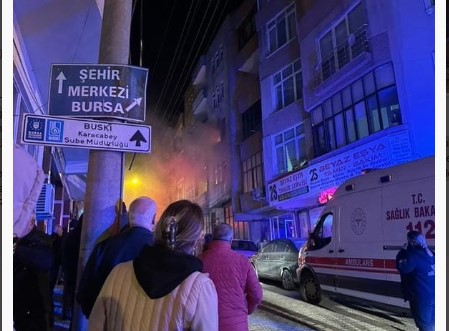 Bursa’da korkutan yangın