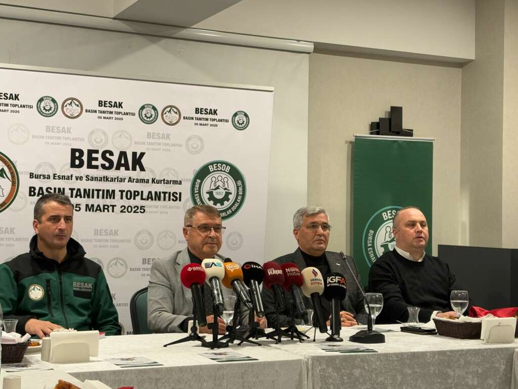 BESOB, Bursa Esnaf Arama Kurtarma ekibini tanıtıyor