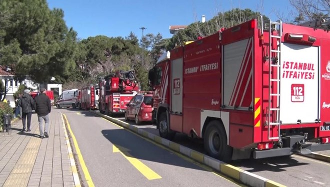 Üsküdar Devlet Hastanesi’nde korkutan yangın