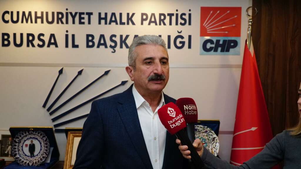 CHP İl Başkanı Yeşiltaş: Hukuksuzluğa karşı Bursa ayakta